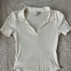 Collared ribbed body suit from princess Polly